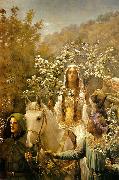 John Maler Collier Queen Guinevre's Maying Spain oil painting artist